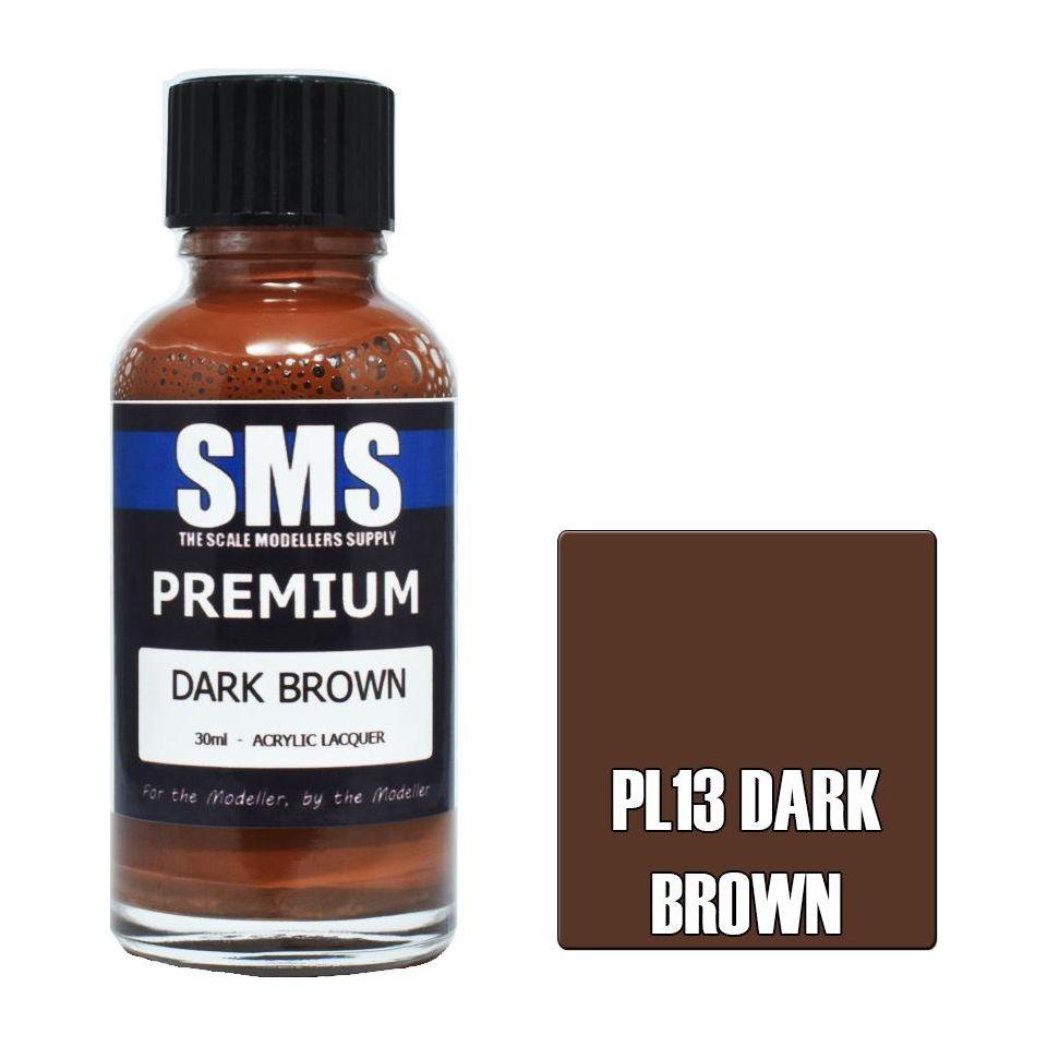 SMS Premium Dark Brown Acrylic Lacquer 30ml