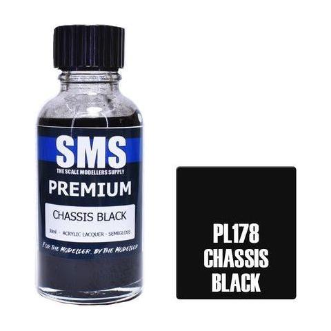 SMS Premium Chassis Black Acrylic Lacquer 30ml