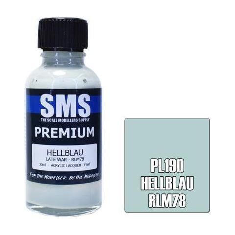 SMS Premium Hellblau RLM78 Late War Acrylic Lacquer 30ml