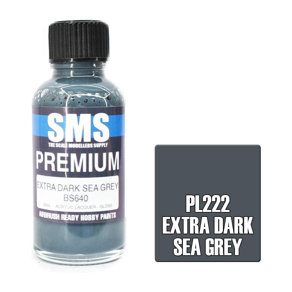 SMS Premium Extra Dark Sea Grey Acrylic Lacquer 30ml