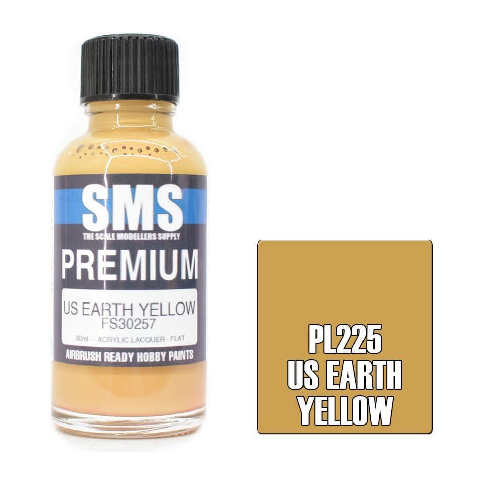 SMS Premium US Earth Yellow FS30257 Acrylic Lacquer 30ml