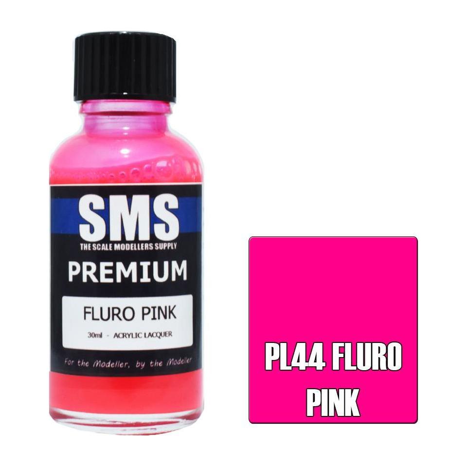 SMS Premium Fluro Pink Acrylic Lacquer 30ml