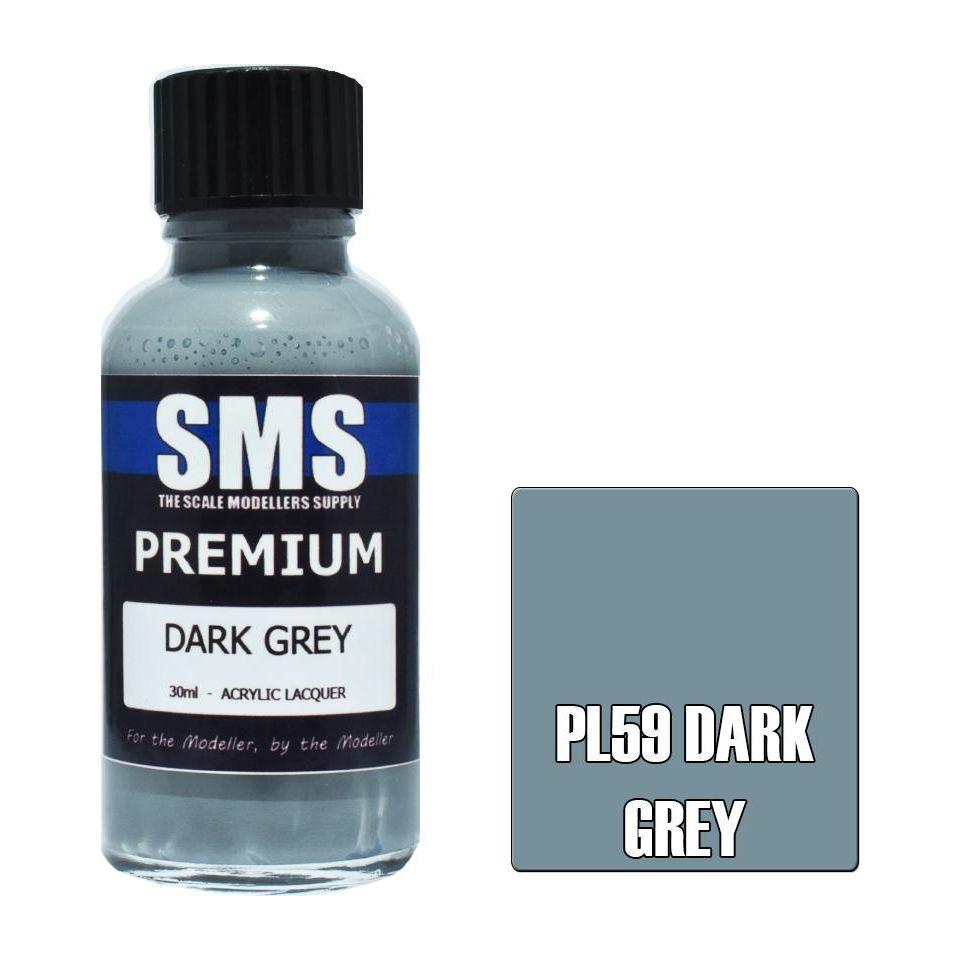 SMS Premium Dark Grey Acrylic Lacquer 30ml