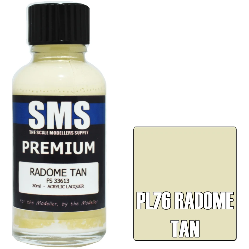 SMS Premium Radome Tan Acrylic Lacquer 30ml