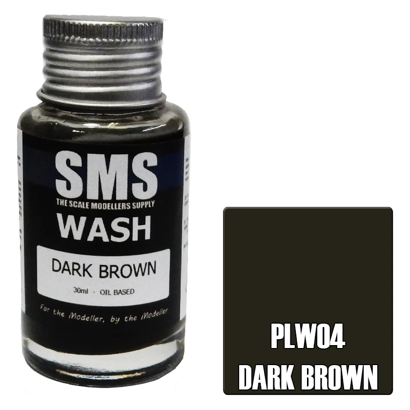 SMS Wash Dark Brown Oil Based 30ml