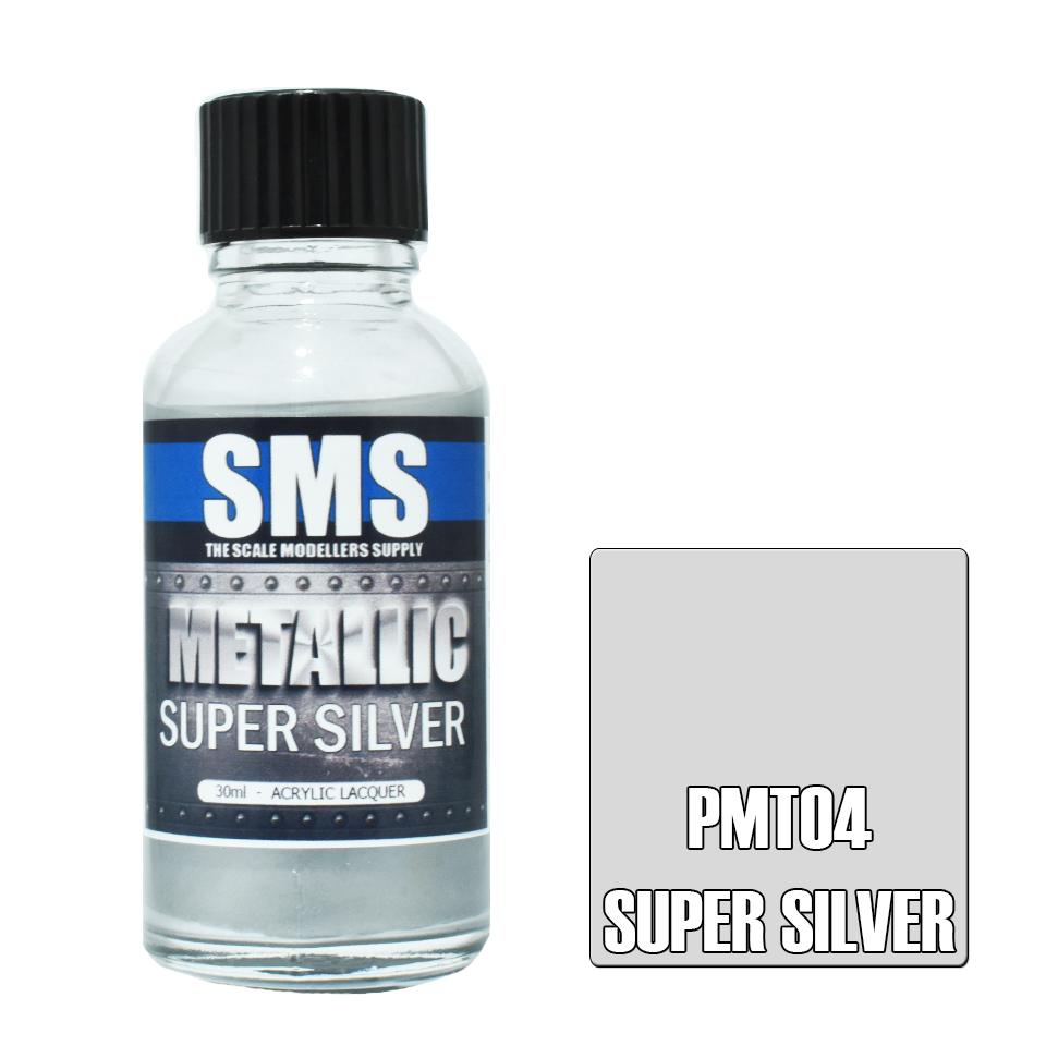 SMS Premium Metallic Super Silver 30ml