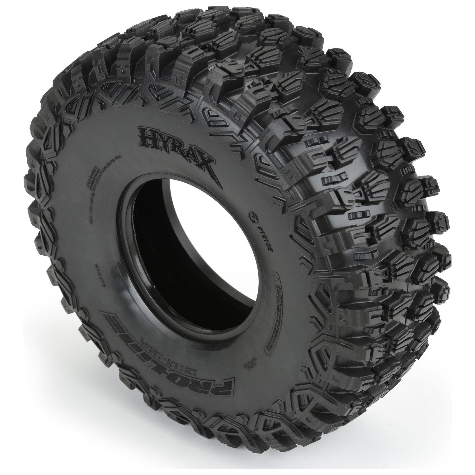 PROLINE Hyrax U4 2.2in/3.0in Predator Rock Racer Tyres, F/R