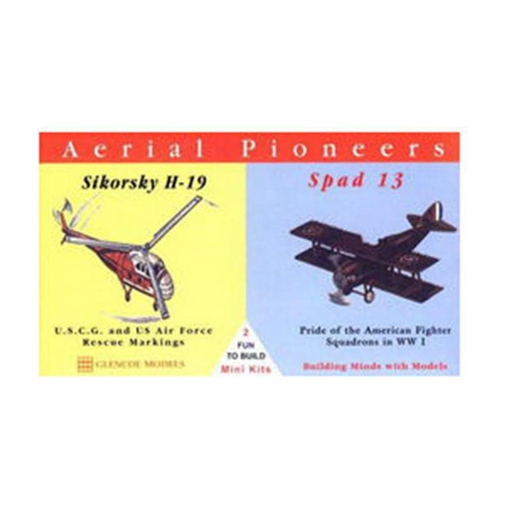 GLENCOE 1/110 Aerial Pioneers Spad/H-19
