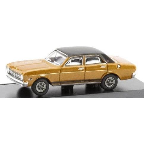 AUSSIE ROAD RAGERS 1/87 1968 XT Falcon GT - GT Gold with Black Vinyl Roof