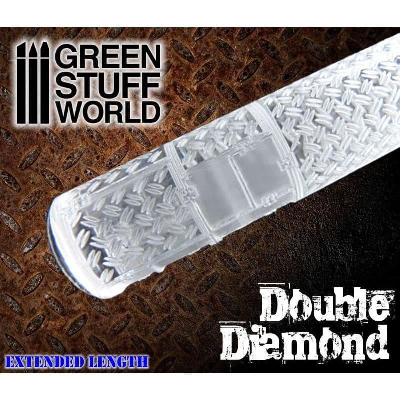 GREEN STUFF WORLD Rolling Pin Double Diamond