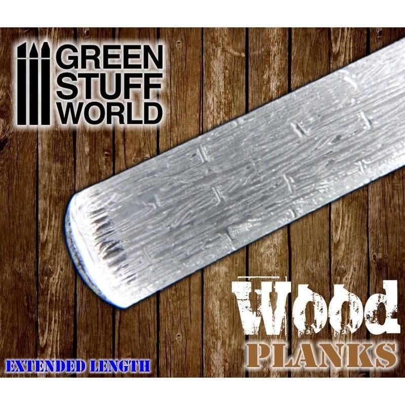 GREEN STUFF WORLD Rolling Pin Wood Planks
