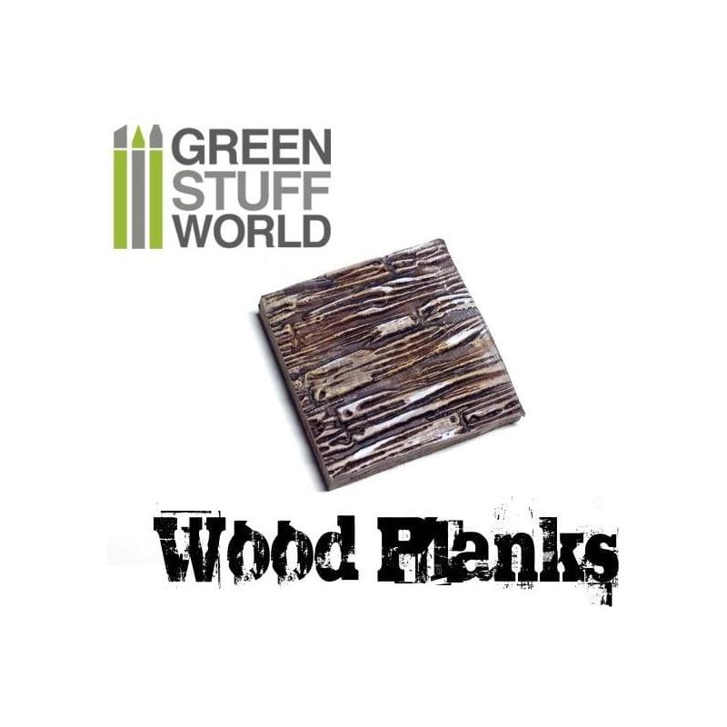 GREEN STUFF WORLD Rolling Pin Wood Planks