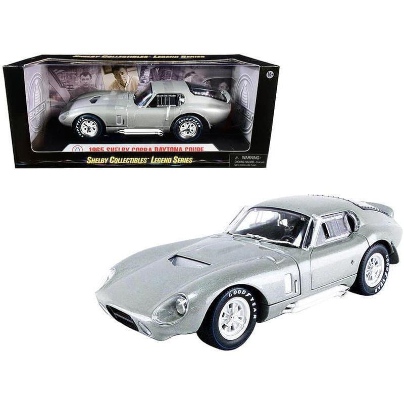 SHELBY 1/18 Silver 1965 Shelby Cobra Daytona Coupe