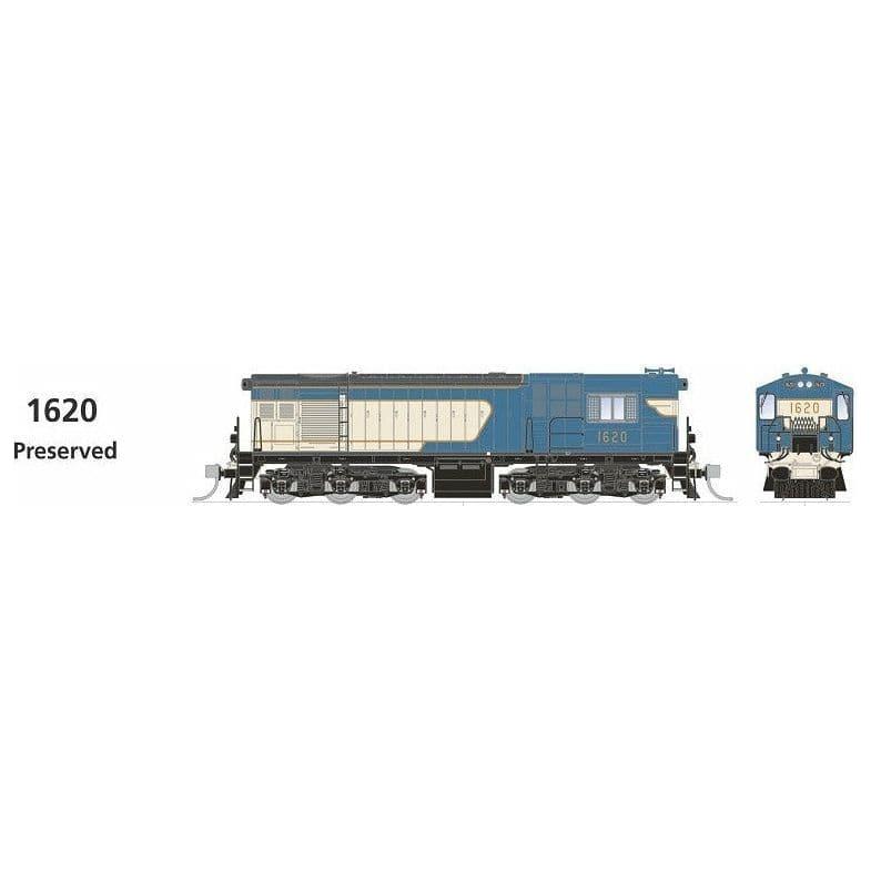 SDS MODELS HO QR 1620 Class Locomotive #1620 Preserved