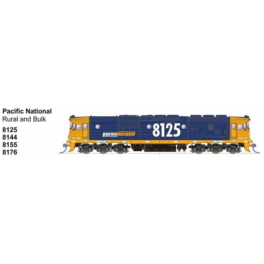 SDS MODELS HO 81 Class Pacific National Rural and Bulk 8125 DC