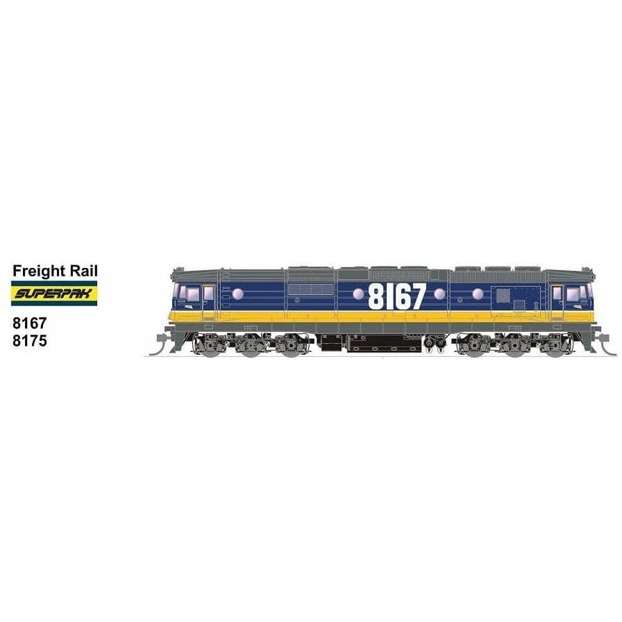 SDS MODELS HO 81 Class Freight Rail Superpak 8167 DCC Sound