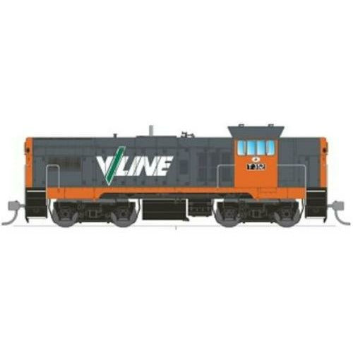 SDS MODELS HO T Class Series 2 High-Nose (T2) T352 V/Line Tangerine/Grey DCC Sound Fitted