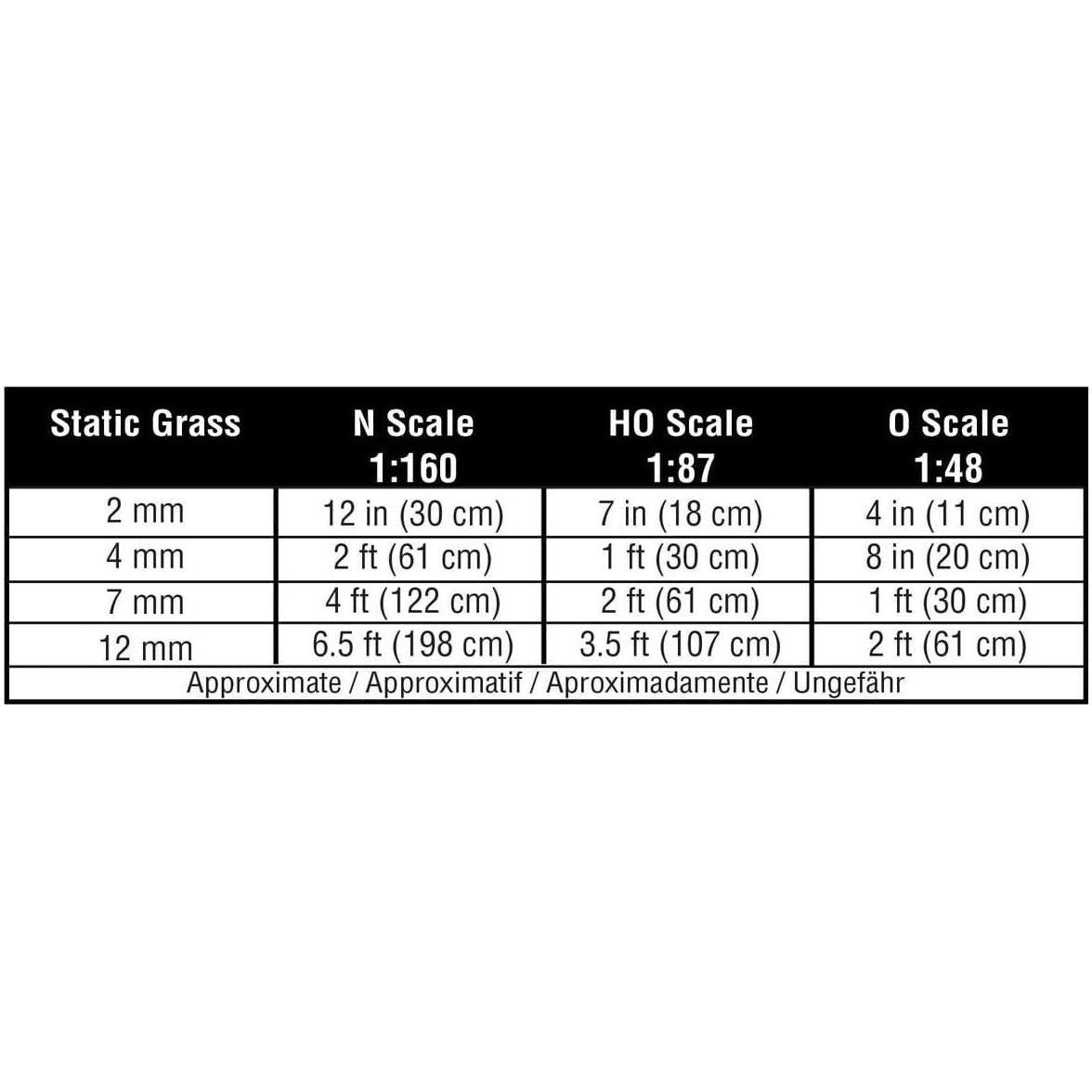 WOODLAND SCENICS Static Grass Straw 4mm