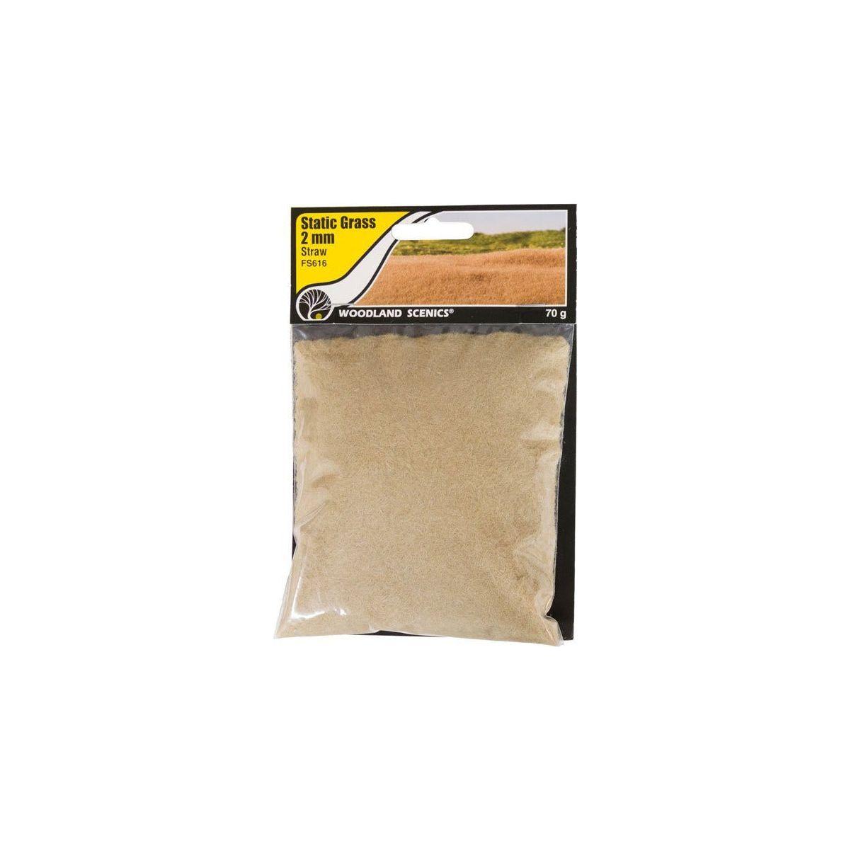 WOODLAND SCENICS Static Grass Straw 2mm