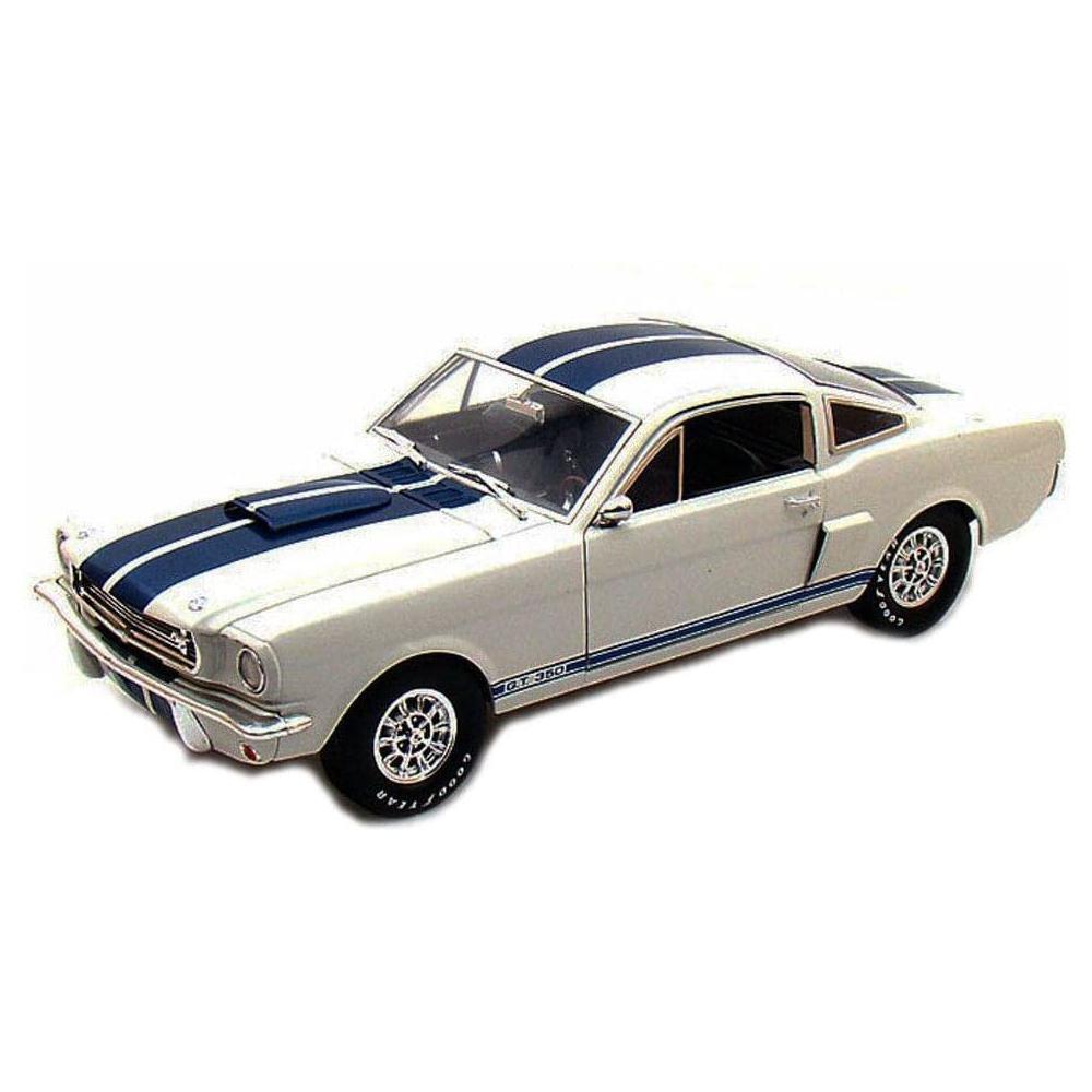 SHELBY 1/18 1965 GT350R Racing Shelby Mustang - White/Blue