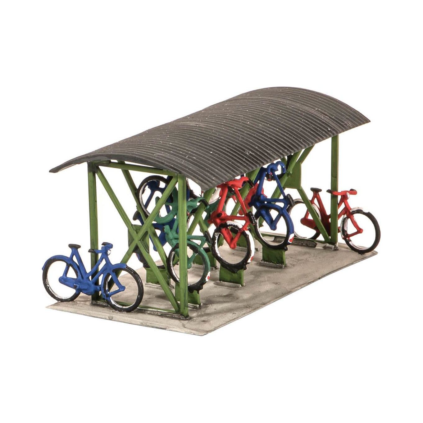 WILLS HO/OO Bicycle Shed and Bicycles