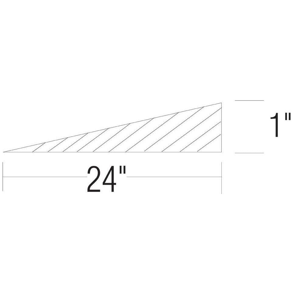 WOODLAND SCENICS 4% Incline Starter-4/Pkg 1" Ea