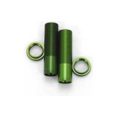 ST RACING CONCEPTS CNC Machined Aluminium Shock Bodies & Spring Collars (Green)
