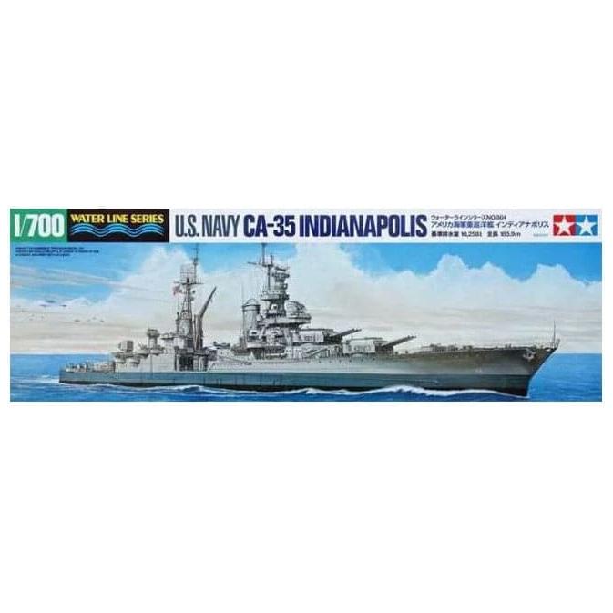 TAMIYA 1/700 U.S. Navy CA-35 Indianapolis