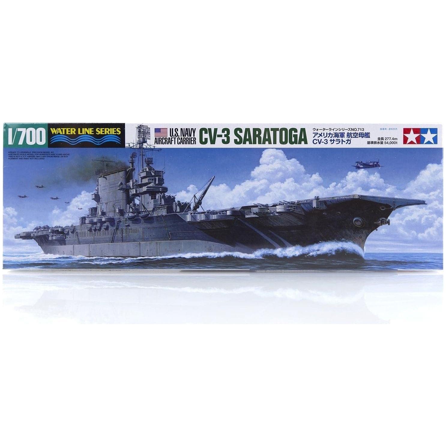 TAMIYA 1/700 US Navy Aircraft Carrier CV-3 Saratoga