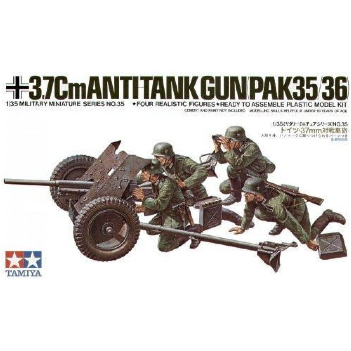 TAMIYA 1/35 German 3.7Cm Anti-Tank Gun