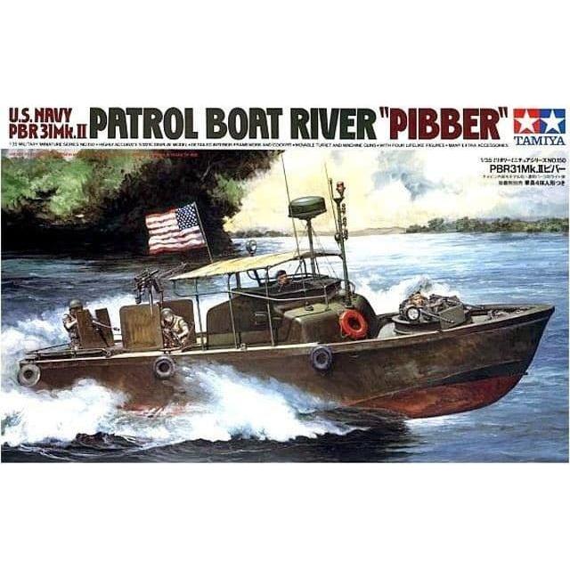 TAMIYA 1/35 U.S. Navy Patrol Boat River 31 Mk.II "Pibber"