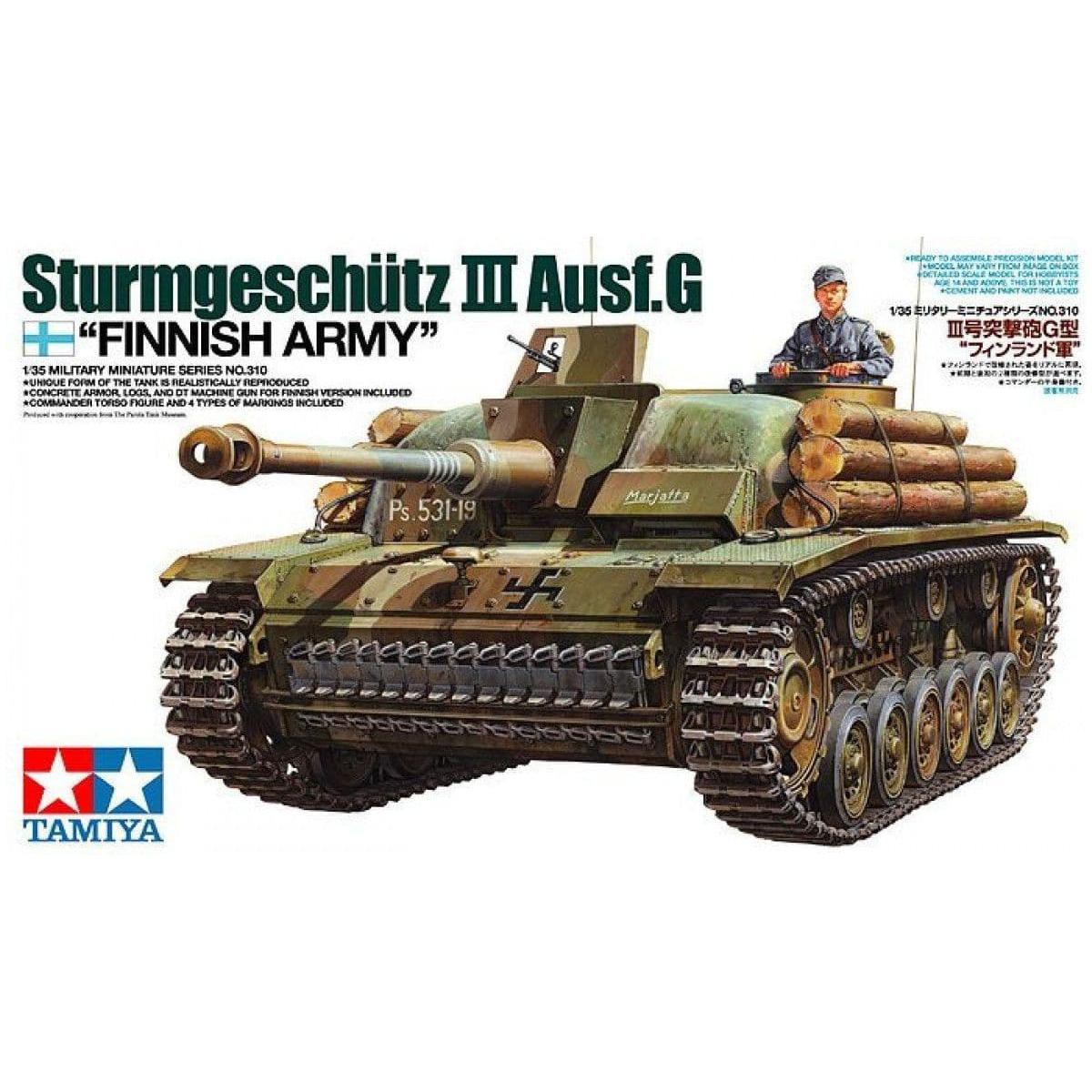 TAMIYA 1/35 Sturmgeschutz III Ausf.G "Finnish Army"