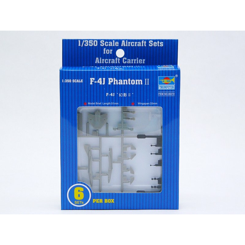 TRUMPETER 1/350 F-4J Phantoms II (6pcs. Per box)
