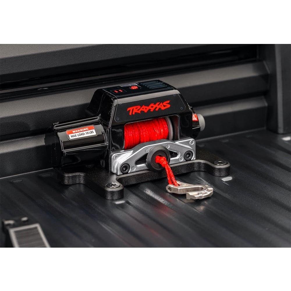 TRAXXAS 1/10 TRX6 6WD Electric Flatbed Truck with Winch, Ready-To Drive Black