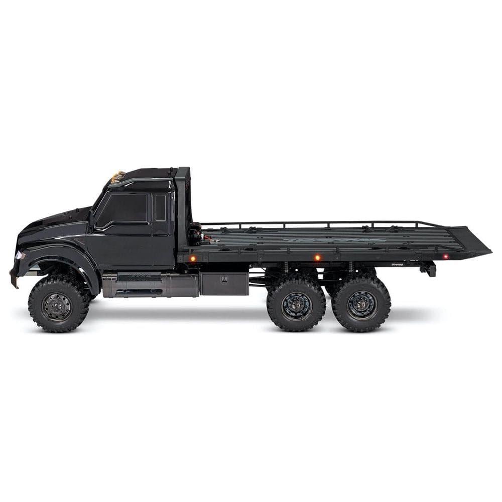 TRAXXAS 1/10 TRX6 6WD Electric Flatbed Truck with Winch, Ready-To Drive Black