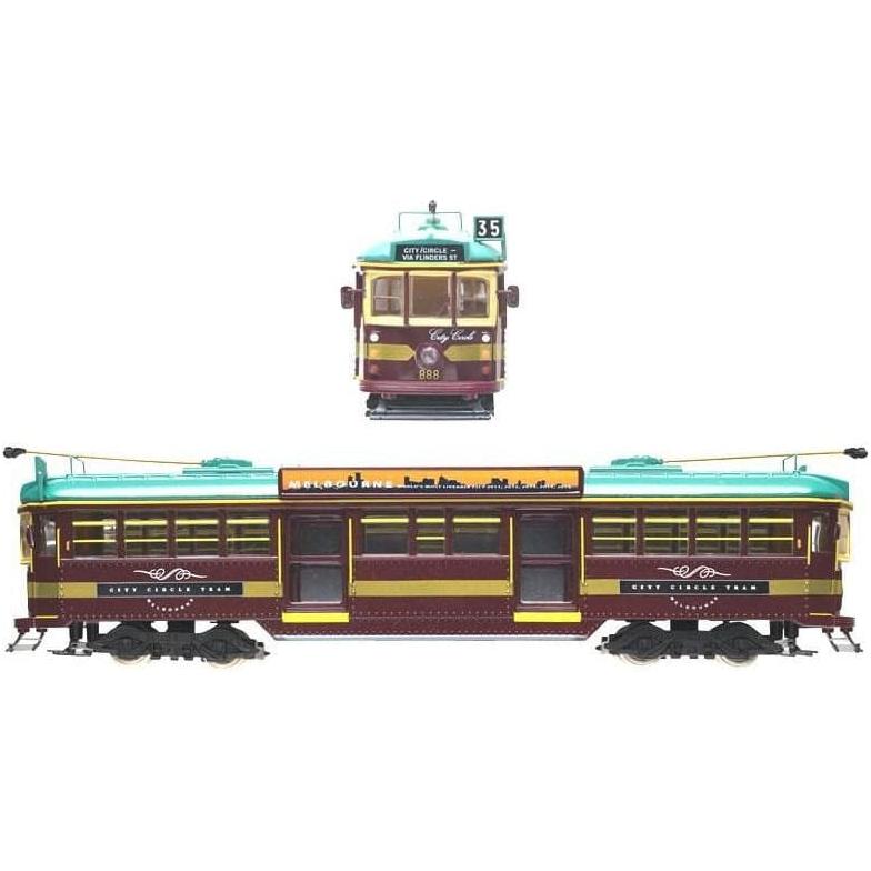 COOEE CLASSICS 1/76 OO Electric City Circle Tram - Red