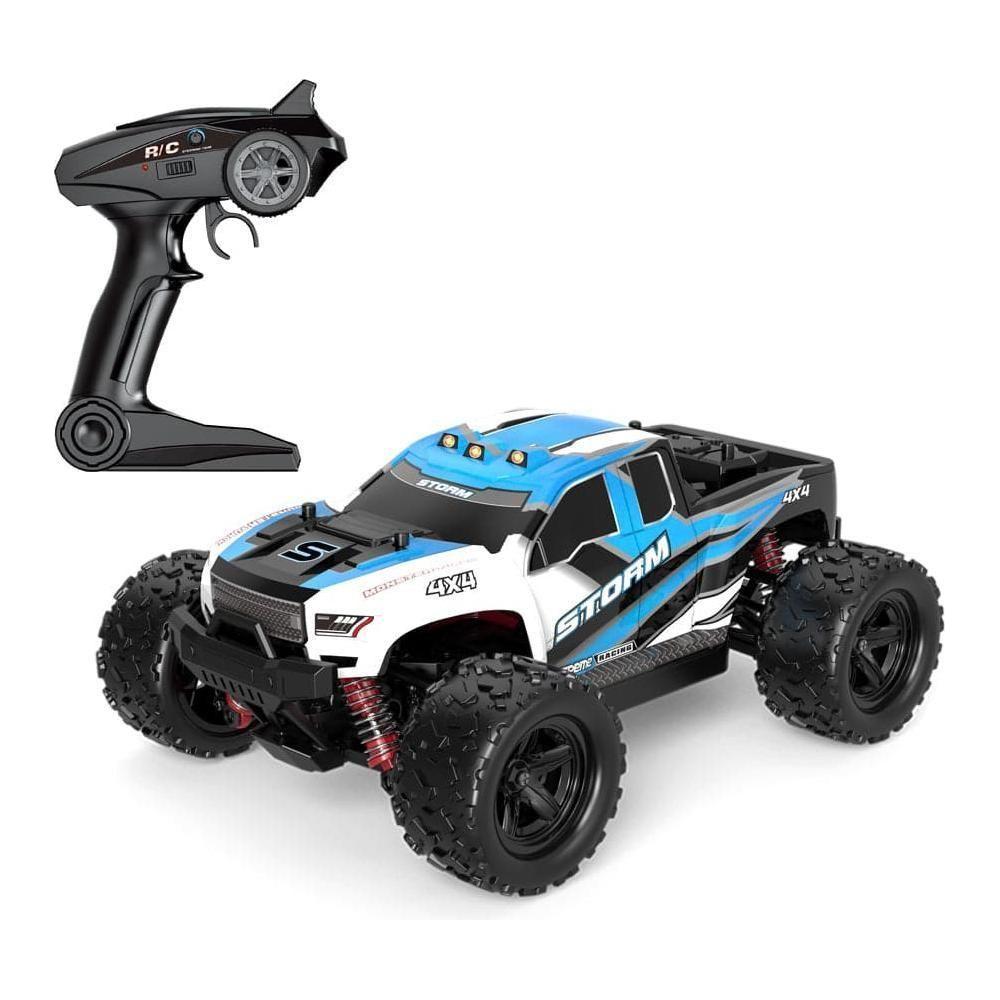 TORNADO 1/18 Storm 4WD RTR High Speed Truck 36kmh 20 Minute Runtime - Blue Brushed
