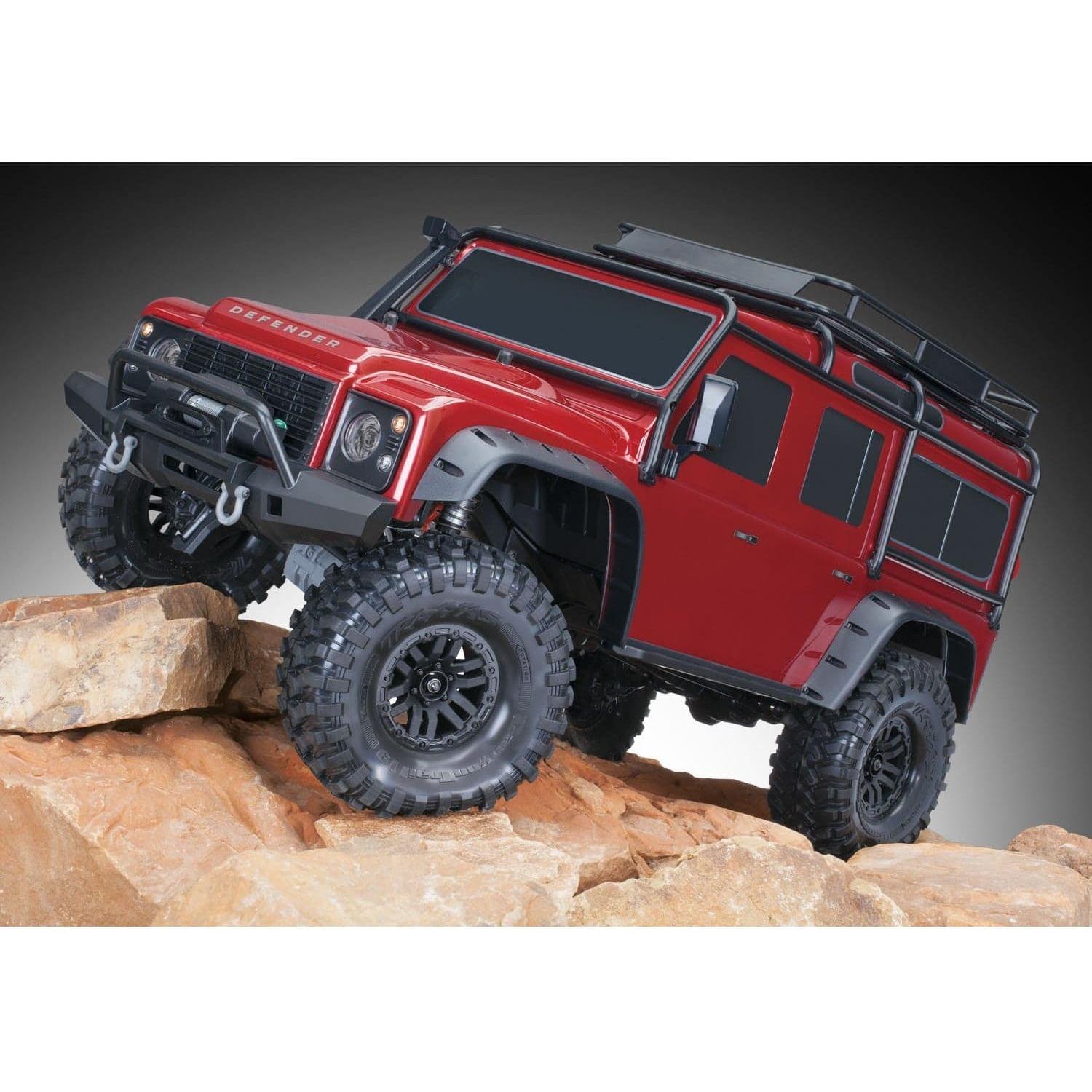 TRAXXAS 1/10 TRX-4 Scale & Trail Crawler Land Rover Defender - Red