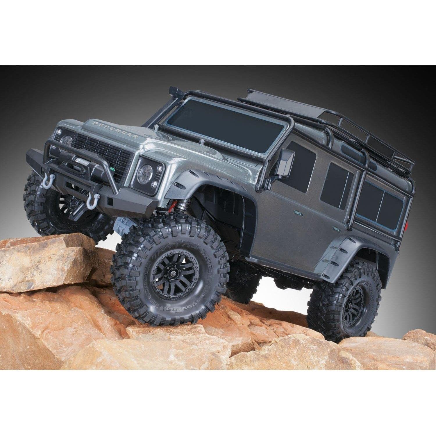 TRAXXAS 1/10 TRX-4 Scale & Trail Crawler Land Rover - Silver Brushed