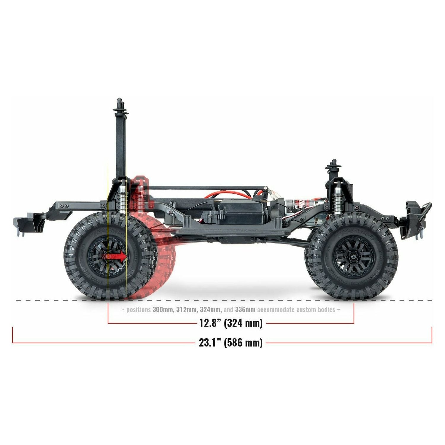 TRAXXAS 1/10 TRX-4 Scale & Trail Crawler Land Rover - Blue Brushed