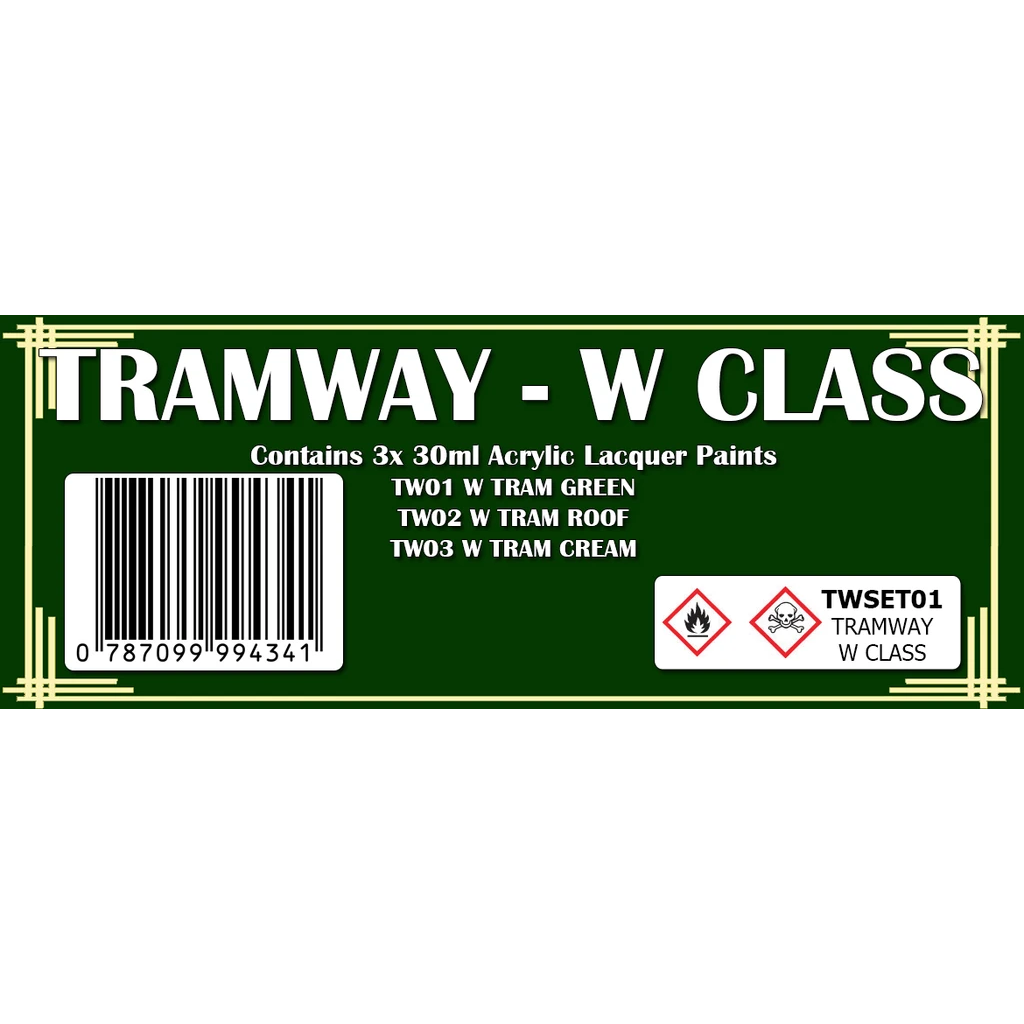 SMS Premium W Class Tram Colour Set