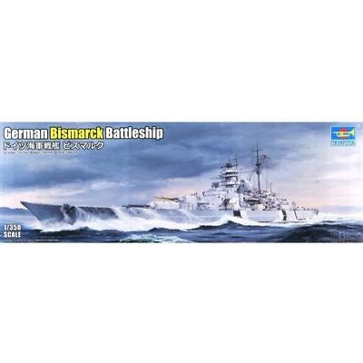 TRUMPETER 1/350 German Bismarck Battleship