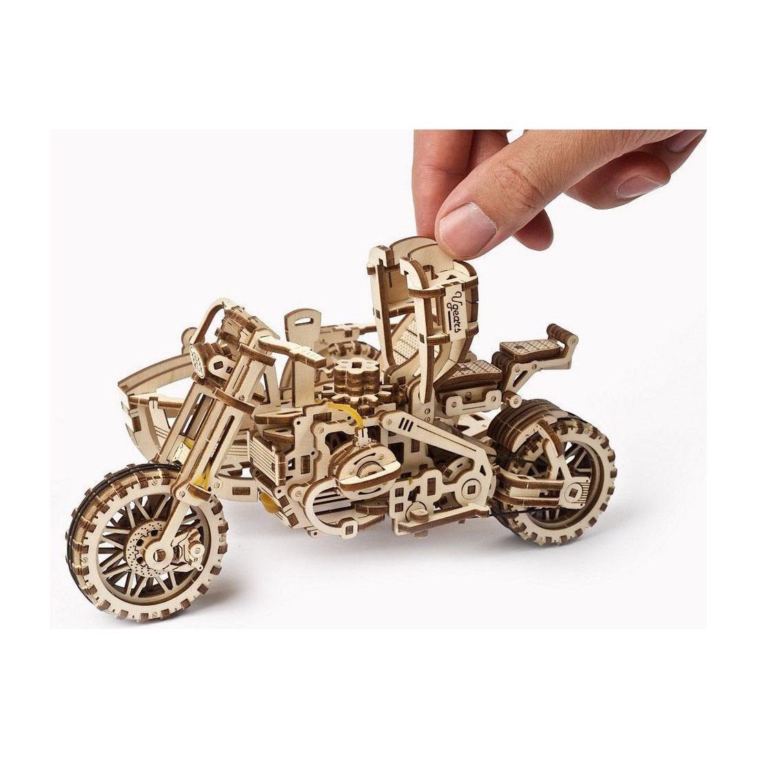 UGEARS Scrambler UGR-10 with Sidecar