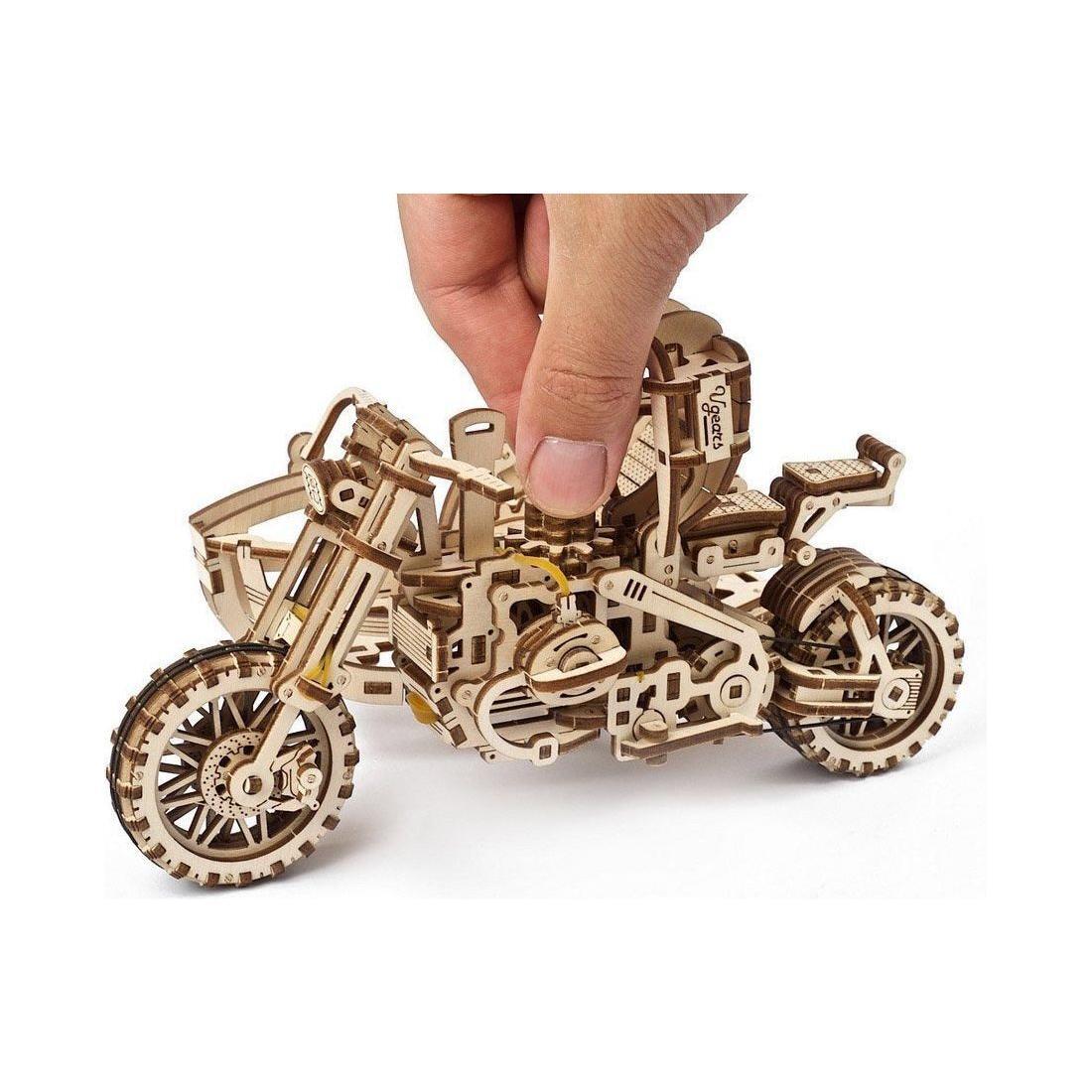 UGEARS Scrambler UGR-10 with Sidecar