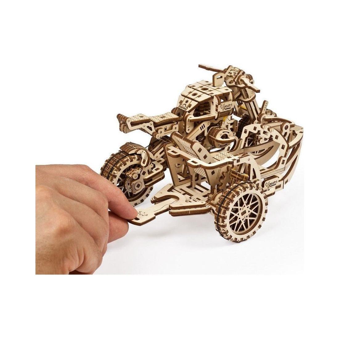 UGEARS Scrambler UGR-10 with Sidecar