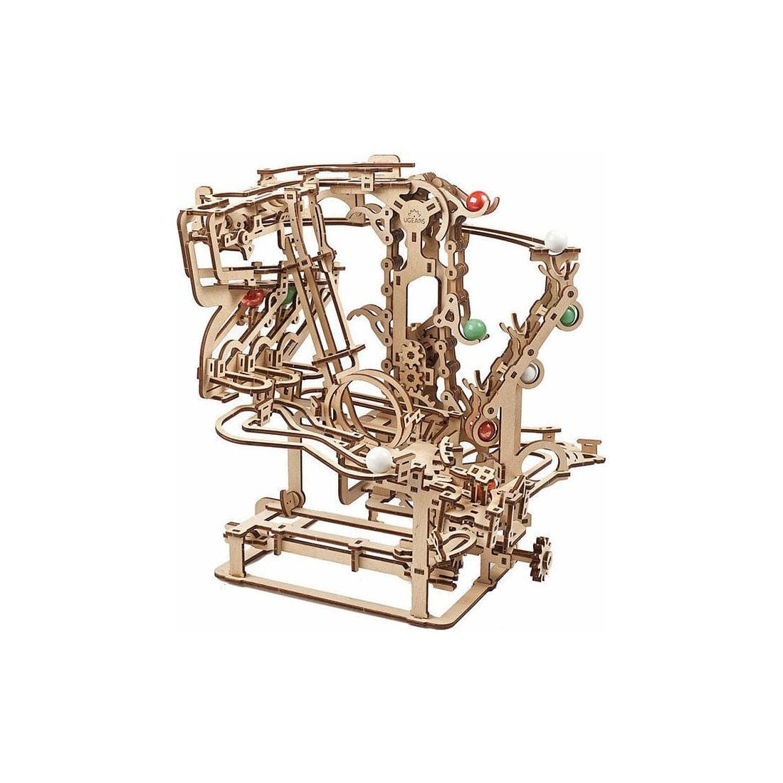 UGEARS Marble Run Chain Hoist