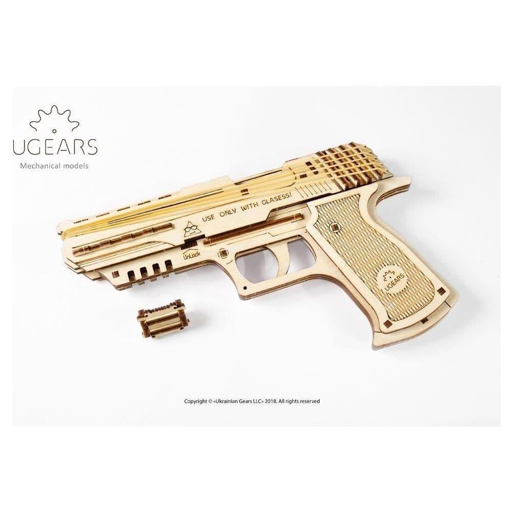 UGEARS Wolf-01 Mechanical Handgun
