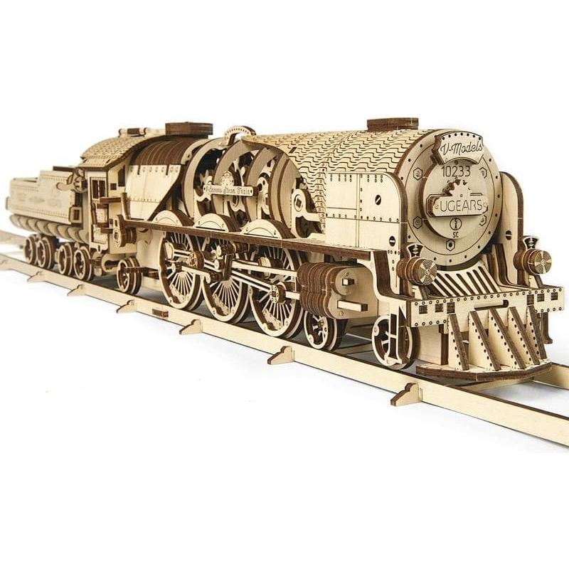 UGEARS V-Express Steam Train + Tender