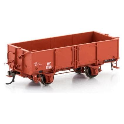 AUSCISION HO VR RY Open Wagon 1971-1990 Era, VR Wagon Red - 6 Car Pack