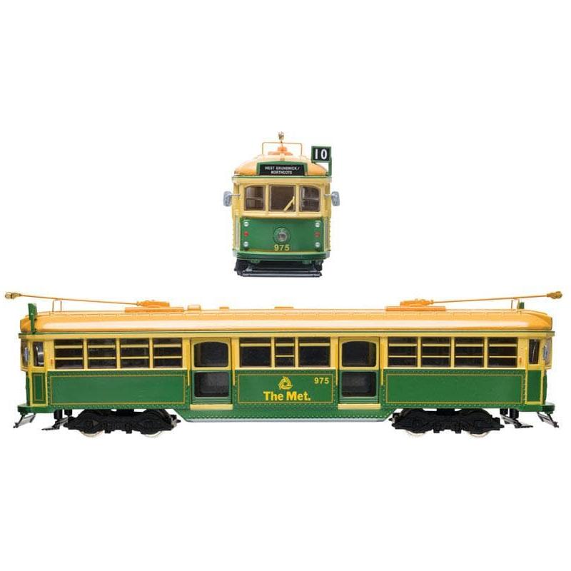 COOEE CLASSICS 1/76 OO Electric Tram W6 No.975 - Green